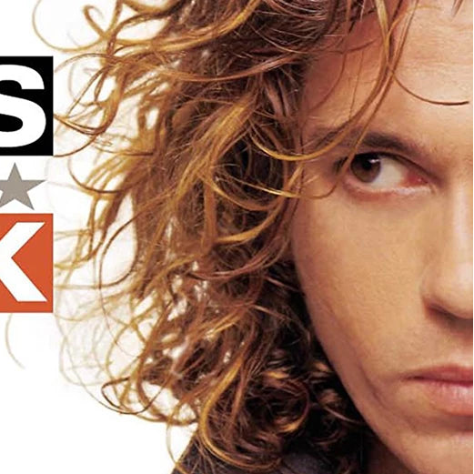 INXS - Kick, vinyl cover close up