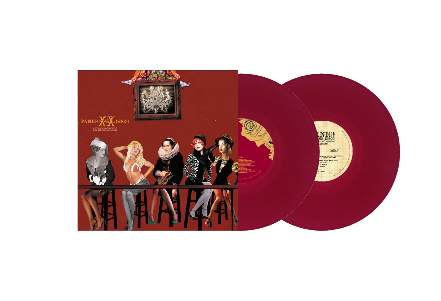 PANIC! AT THE DISCO - A Fever You Can't Sweat Out (20th Anniversary Deluxe), 2xLP translucent ruby red vinyl 0075678596483