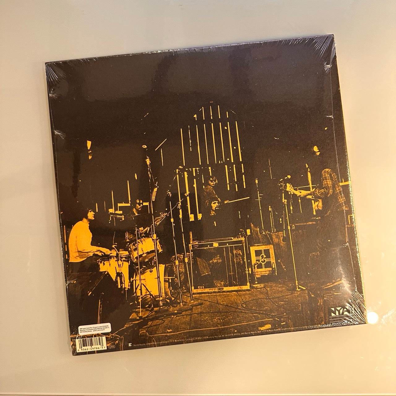 neil young harvest vinyl back cover