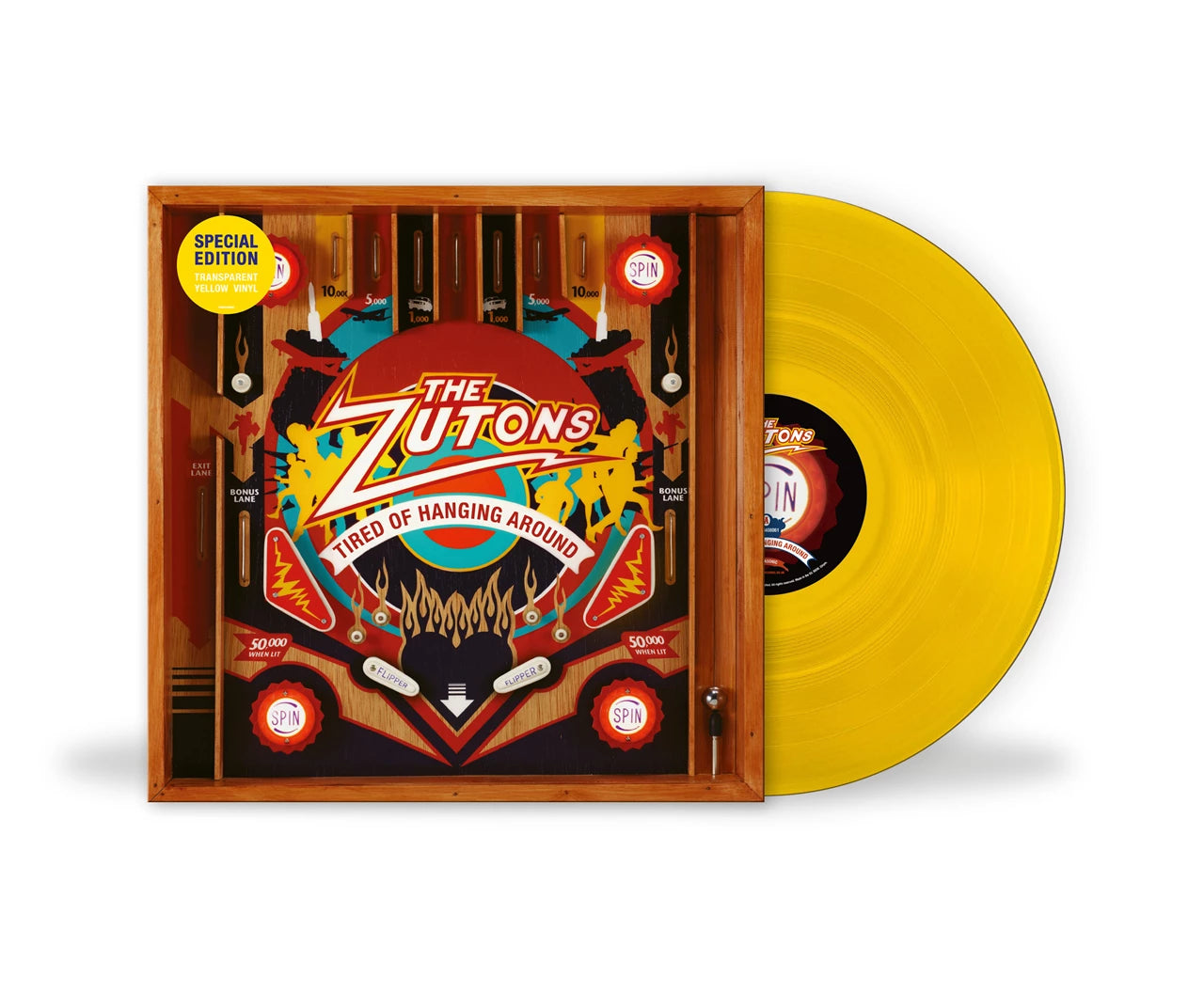 The Zutons - Tired Of Hanging Around, Transparent Yellow vinyl