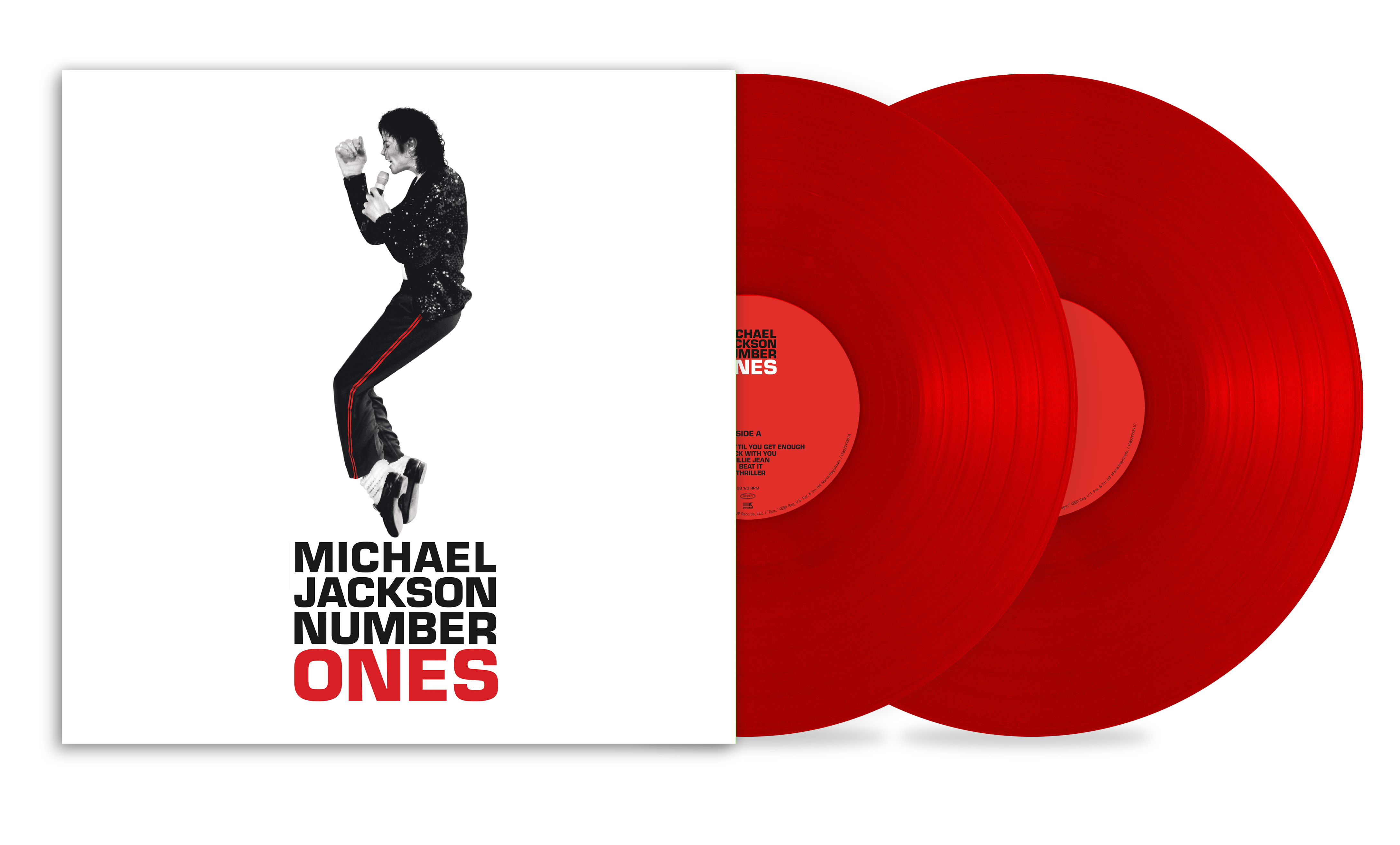 MICHAEL JACKSON - Number Ones, 2xLP red vinyl – POPSTORE