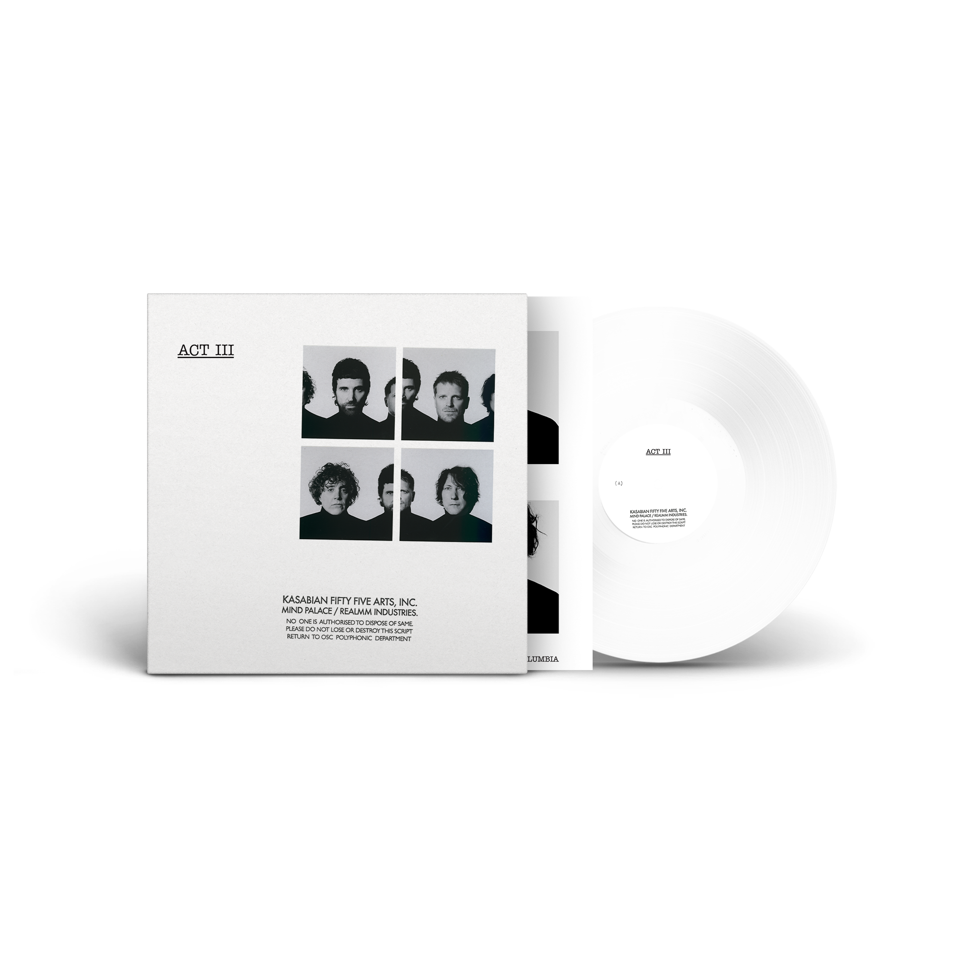 Kasabian - Act III, Retail Exclusive White Vinyl – POPSTORE