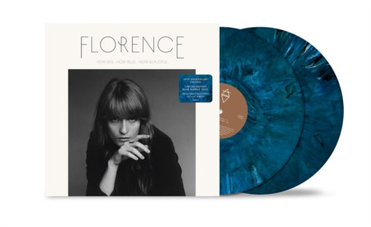 0602478209673 FLORENCE AND THE MACHINE - How Big, How Blue, How Beautiful (10th Anniversary) limited edition 2xLP blue marble vinyl
