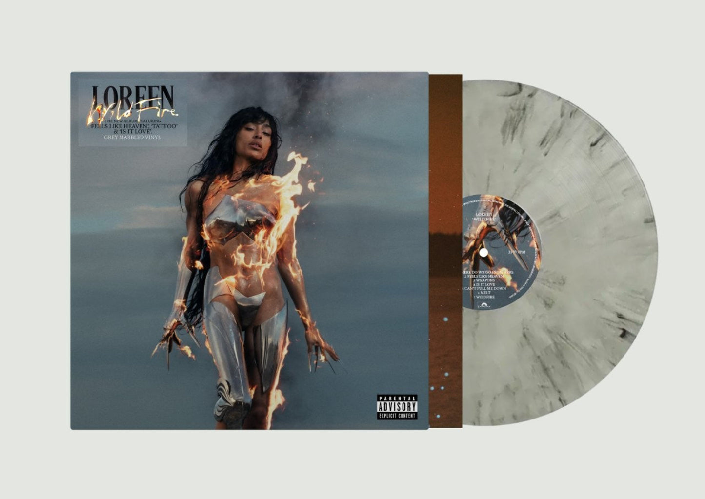 Loreen - Wildfire, Marbled Grey Vinyl expanded view
