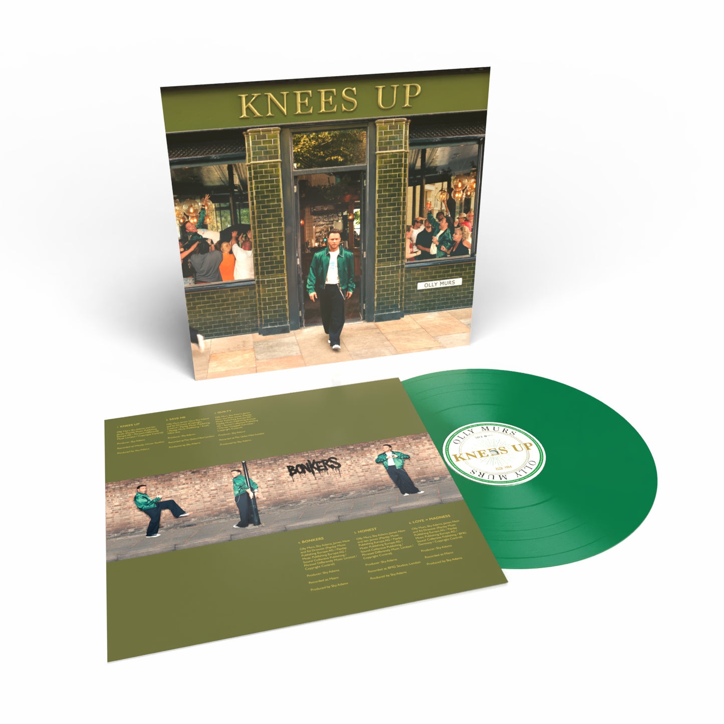OLLY MURS - Knees Up, transparent green vinyl 4099964167795