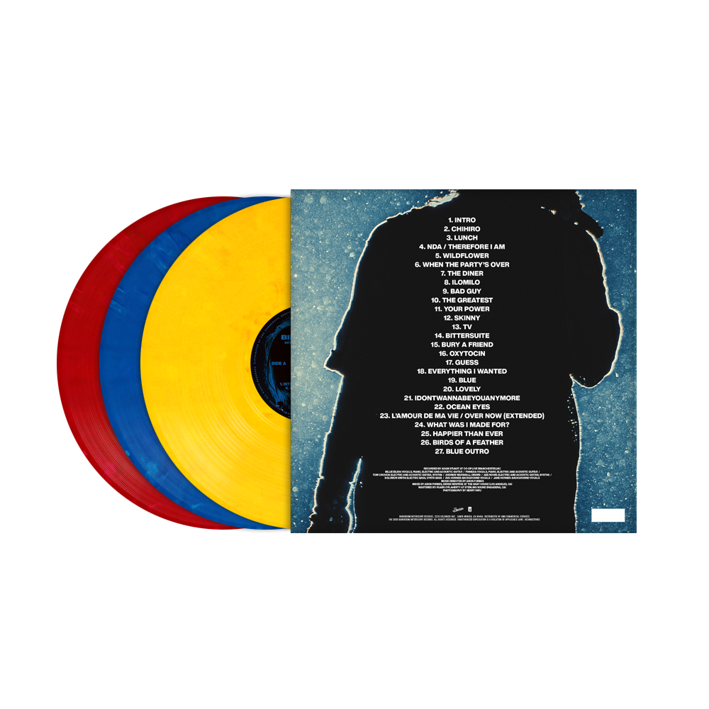 Billie Eilish - Hit Me Hard and Soft: The Tour (Live), 3xLp Vinyl