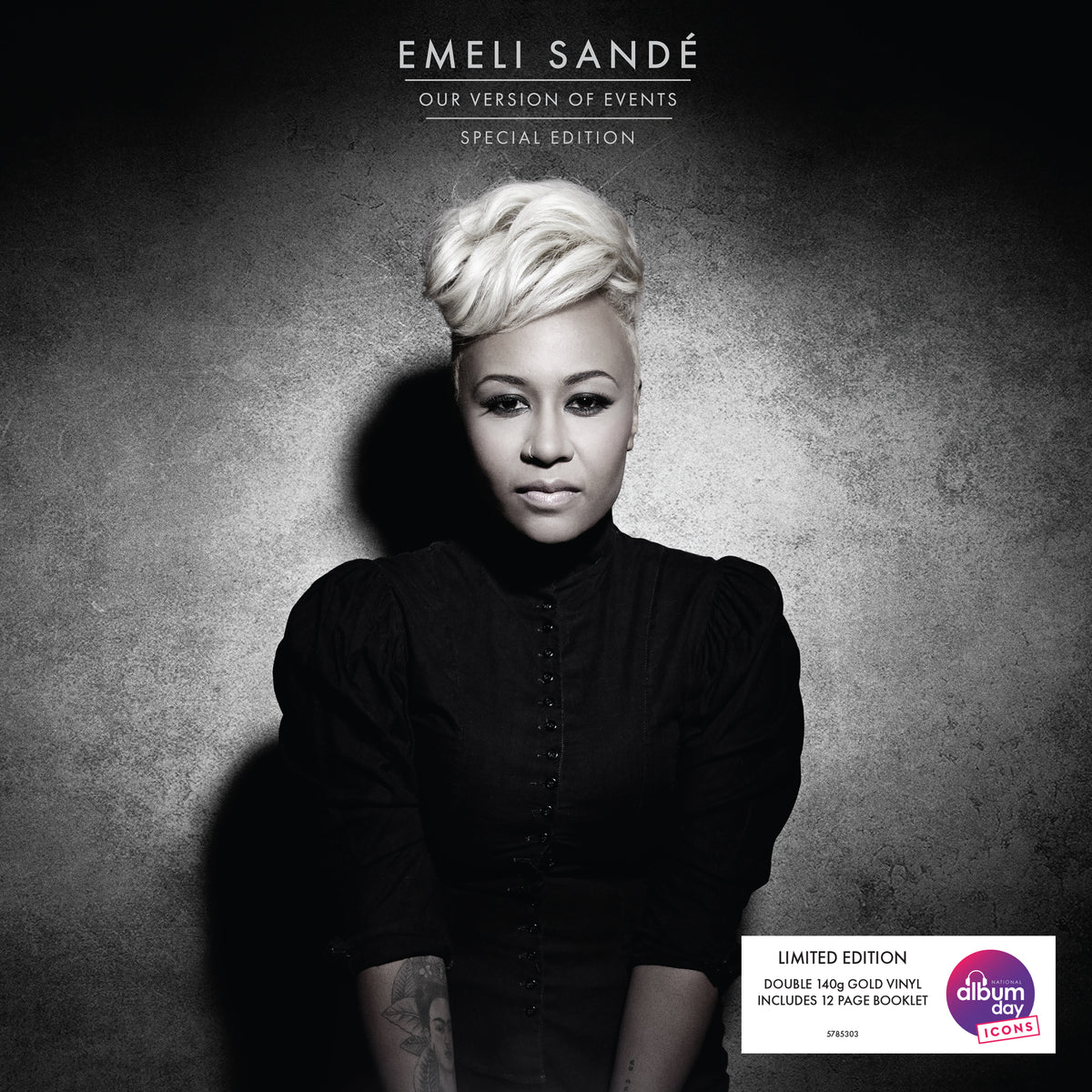 Our Version Of Events, National Album Day 2026, 2xLp Gold Vinyl by Emeli Sande cover