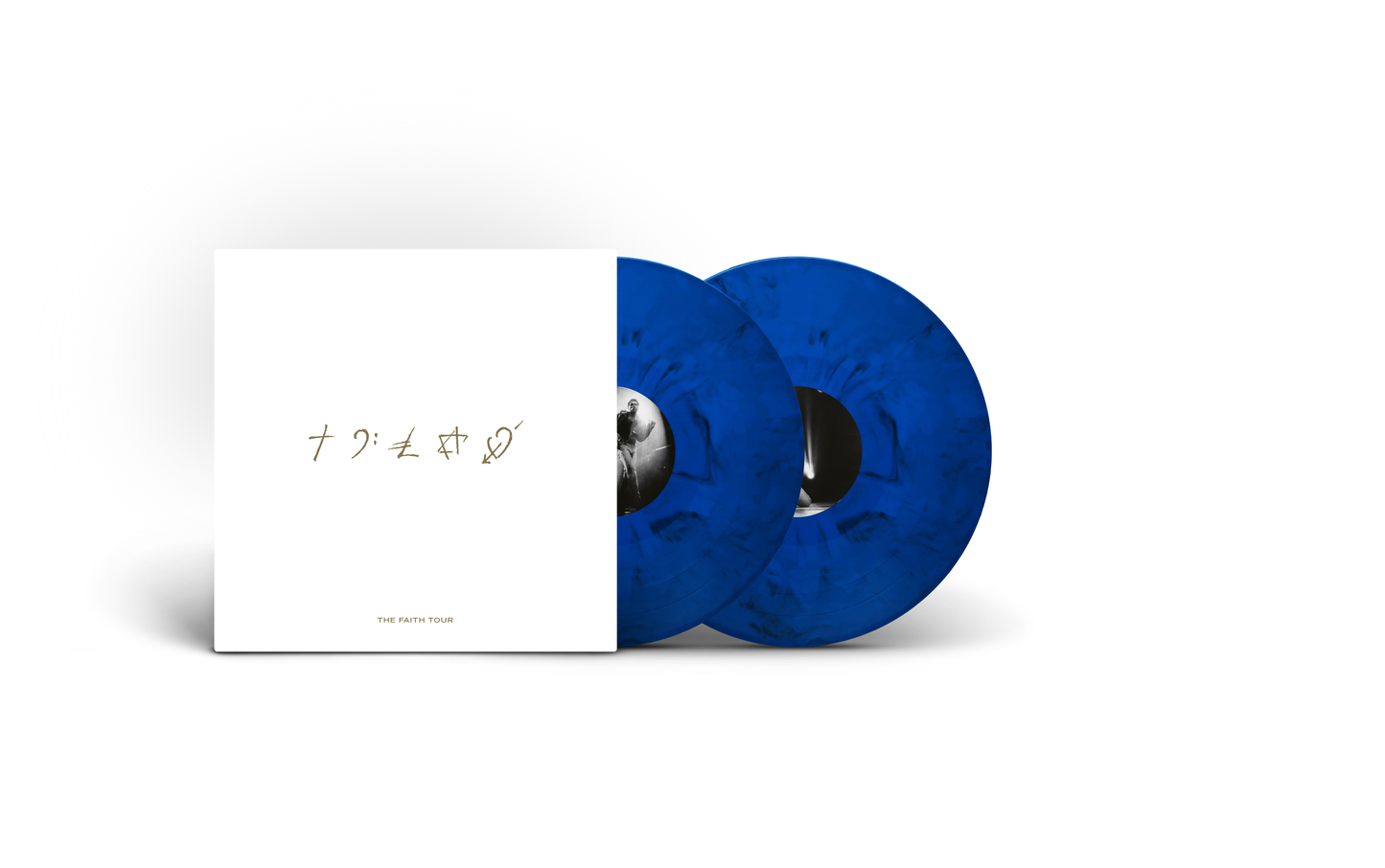 geroge michael, The Faith Tour, Retail Exclusive Blue+Black Marble 2xLP Vinyl