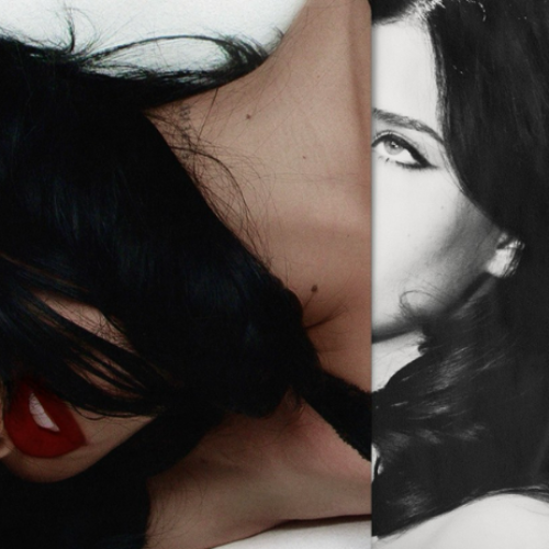 Nessa Barret - Tough Love, Red + Black Vinyl close up