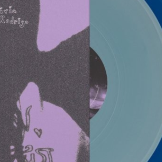 OLIVIA RODRIGO - Live from Glastonbury (a BBC Recording), 2xLP retail exclusive coloured vinyl label detail