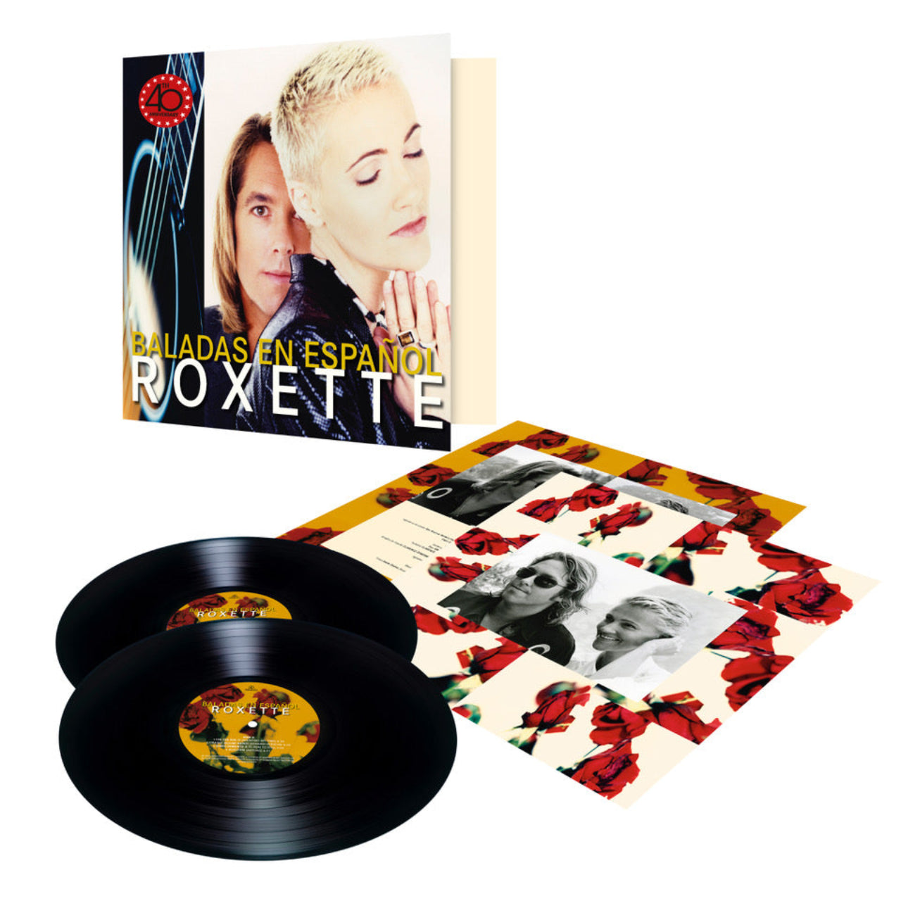 Roxette - Baladas En Español, 40th Anniversary, 2xLP Black Vinyl contents