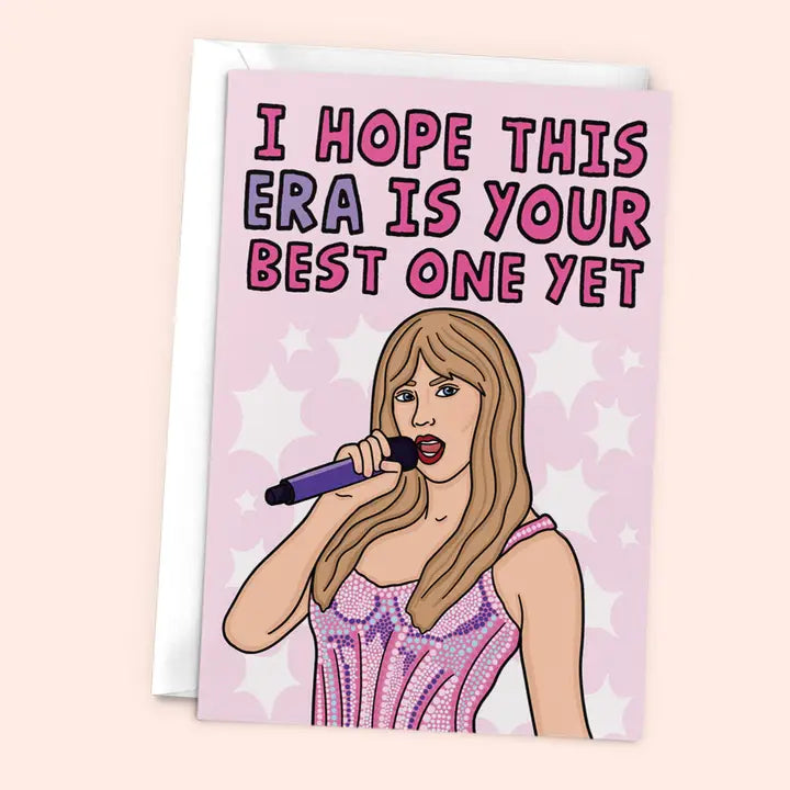 Taylor Era Birthday Card