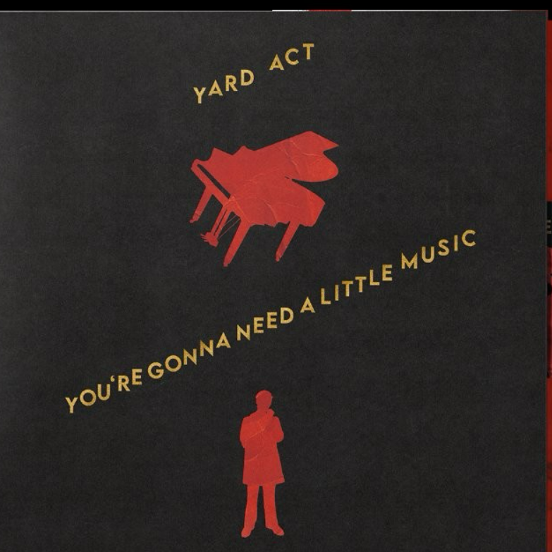 Yard Act - You're Gonna Need A Little Music, Indies Exclusive Red + Black Marble Vinyl detail