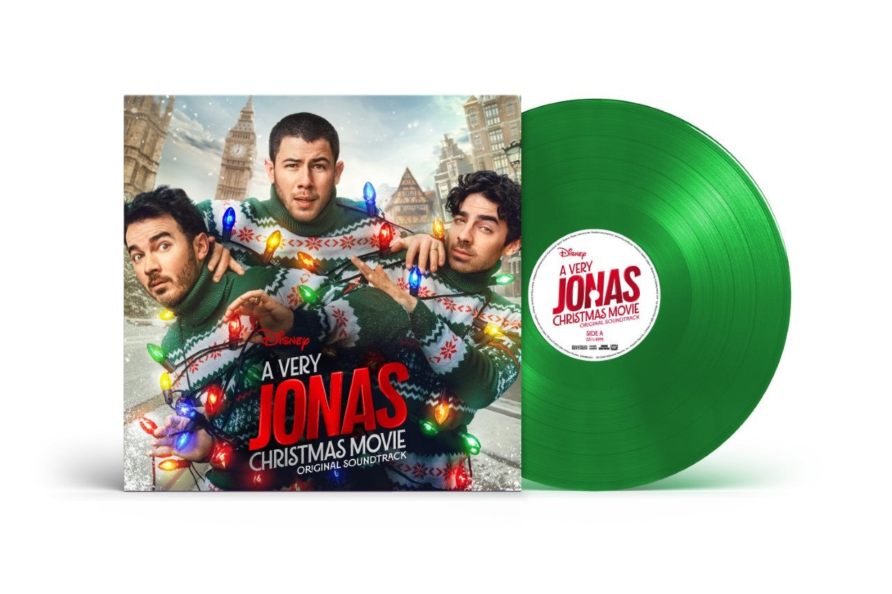 0050087590352 JONAS BROTHERS - A Very Jonas Christmas Movie, soundtrack, limited edition green vinyl