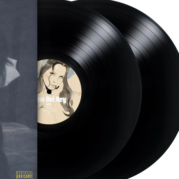 LANA DEL REY - Did You Know That There's a Tunnel Under Ocean Blvd,  vinyl label detail