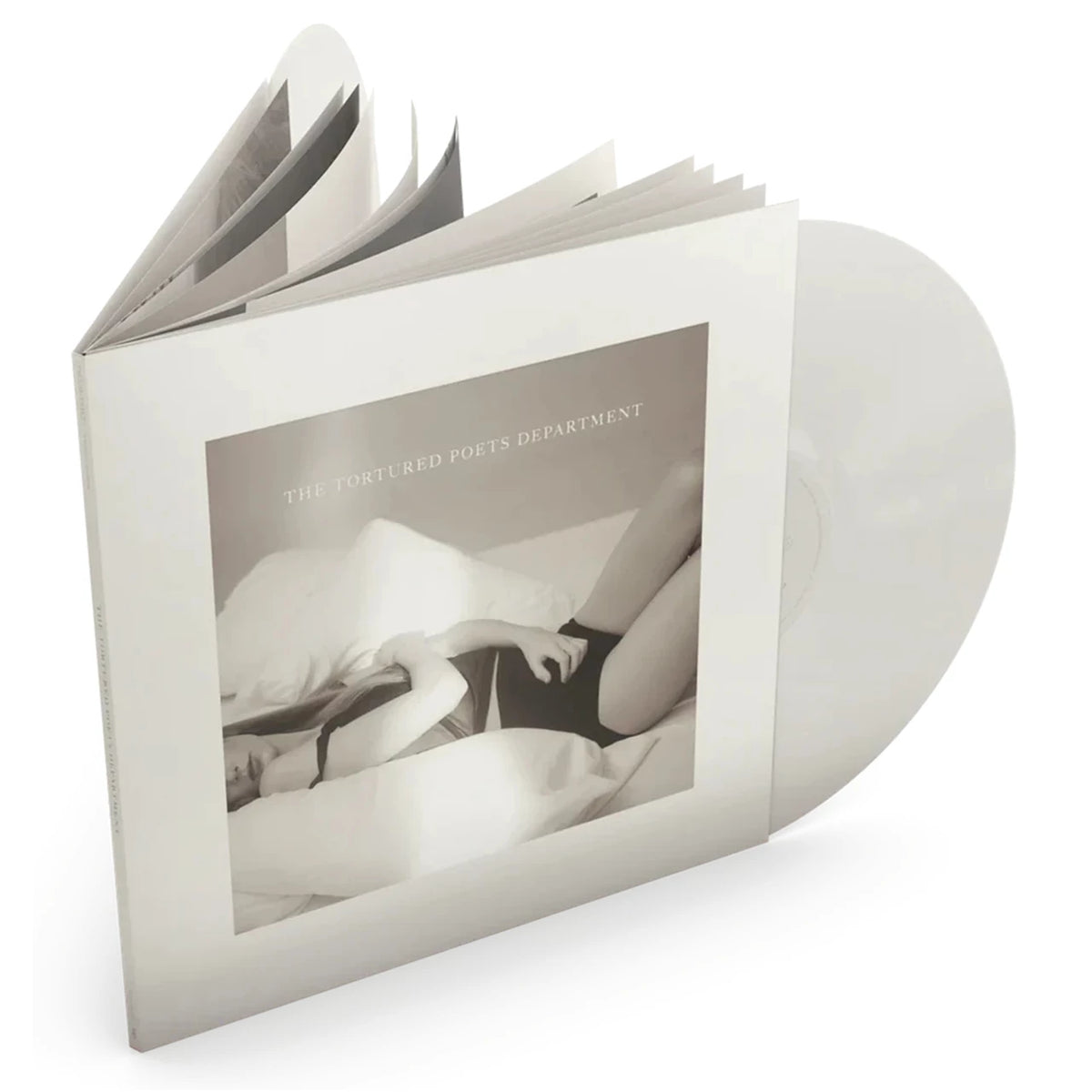 The Tortured Poets Department, 'The Manuscript' 2xLP Ghosted White Vinyl by Taylor Swift contents 