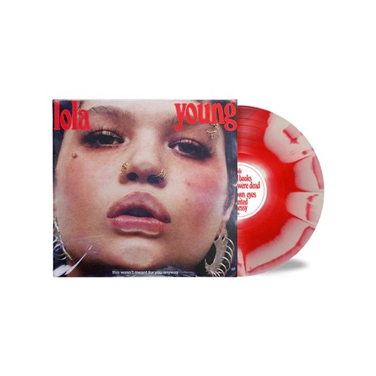 lola young this wasn't meant for you anyway: red/white sunburst vinyl