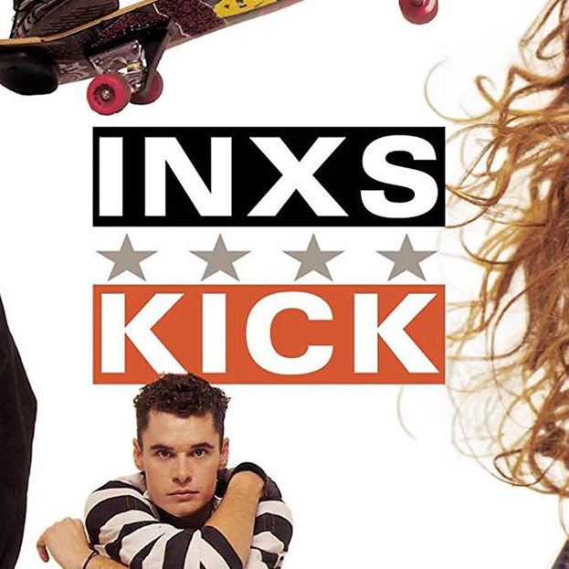 INXS - Kick, vinyl title detail