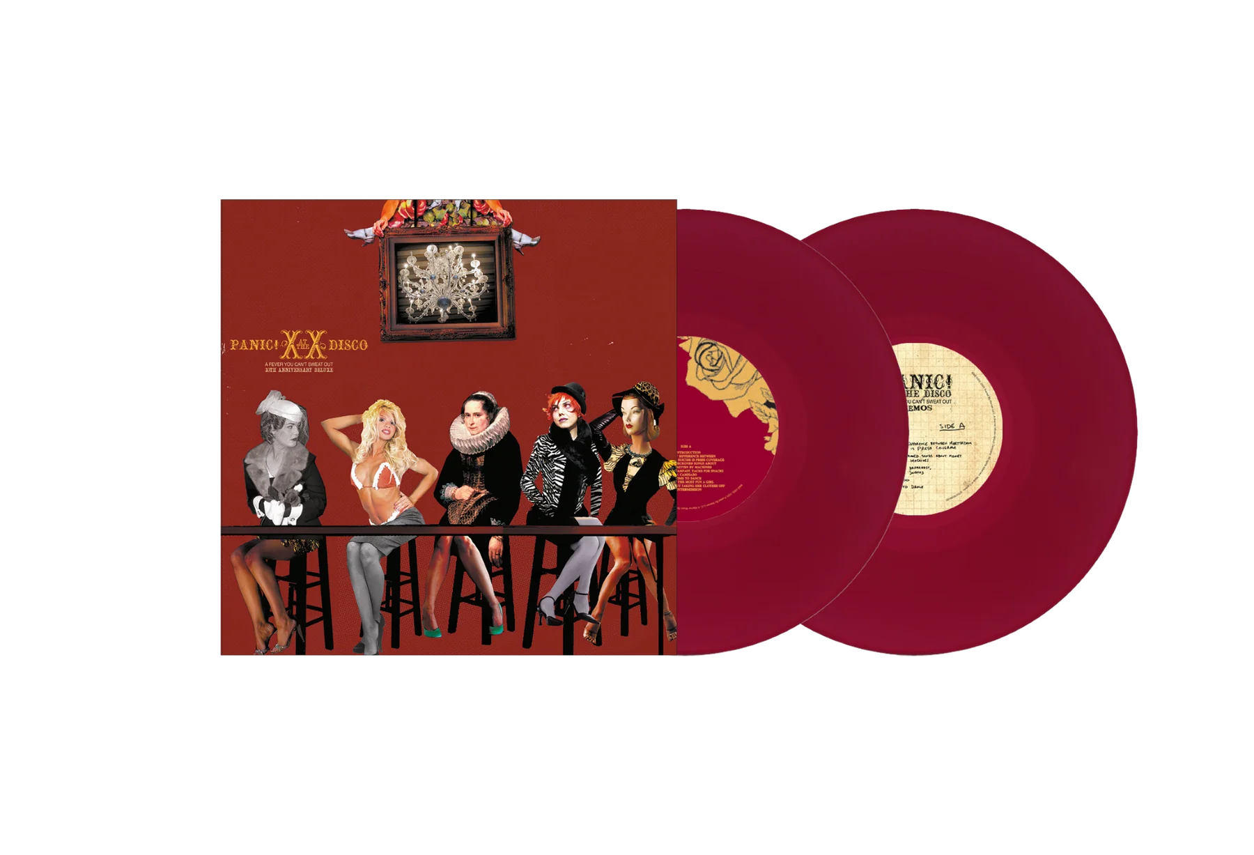 PANIC! AT THE DISCO - A Fever You Can't Sweat Out (20th Anniversary Deluxe), 2xLP translucent ruby red vinyl 0075678596483