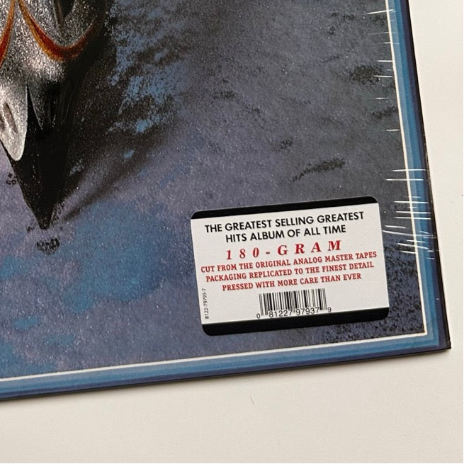 the eagles greatest hits on vinyl hype sticker
