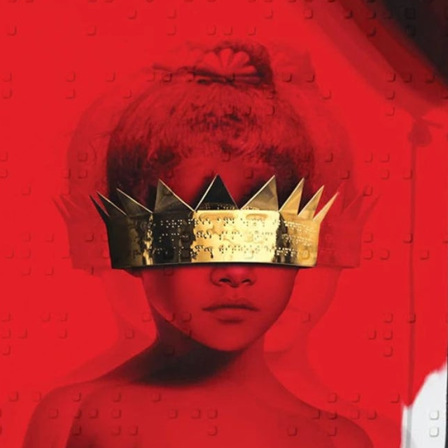 Rihanna - Anti, Tri-fold 2xLP Vinyl close up 