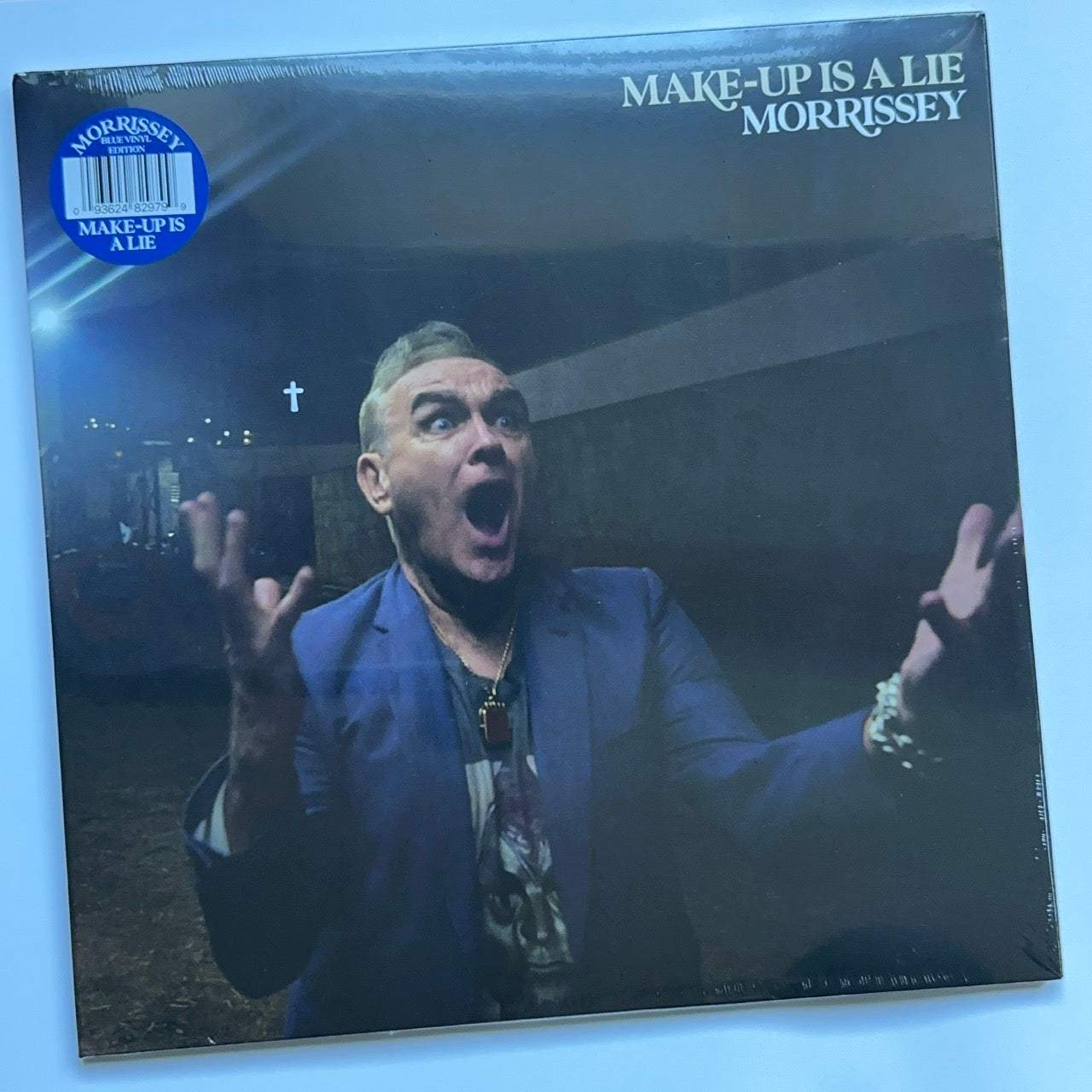 Morrissey  Make-up Is A Lie, Blue Vinyl LP