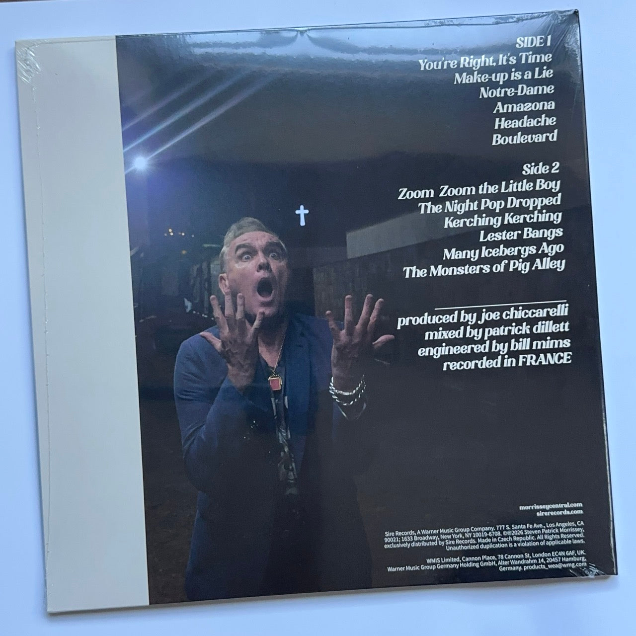 morrissey make up is a lie back cover