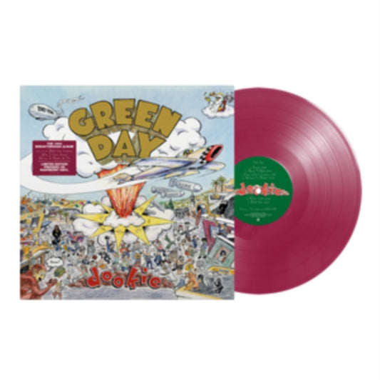 0093624829904 GREEN DAY - Dookie, limited edition rasberry vinyl 
