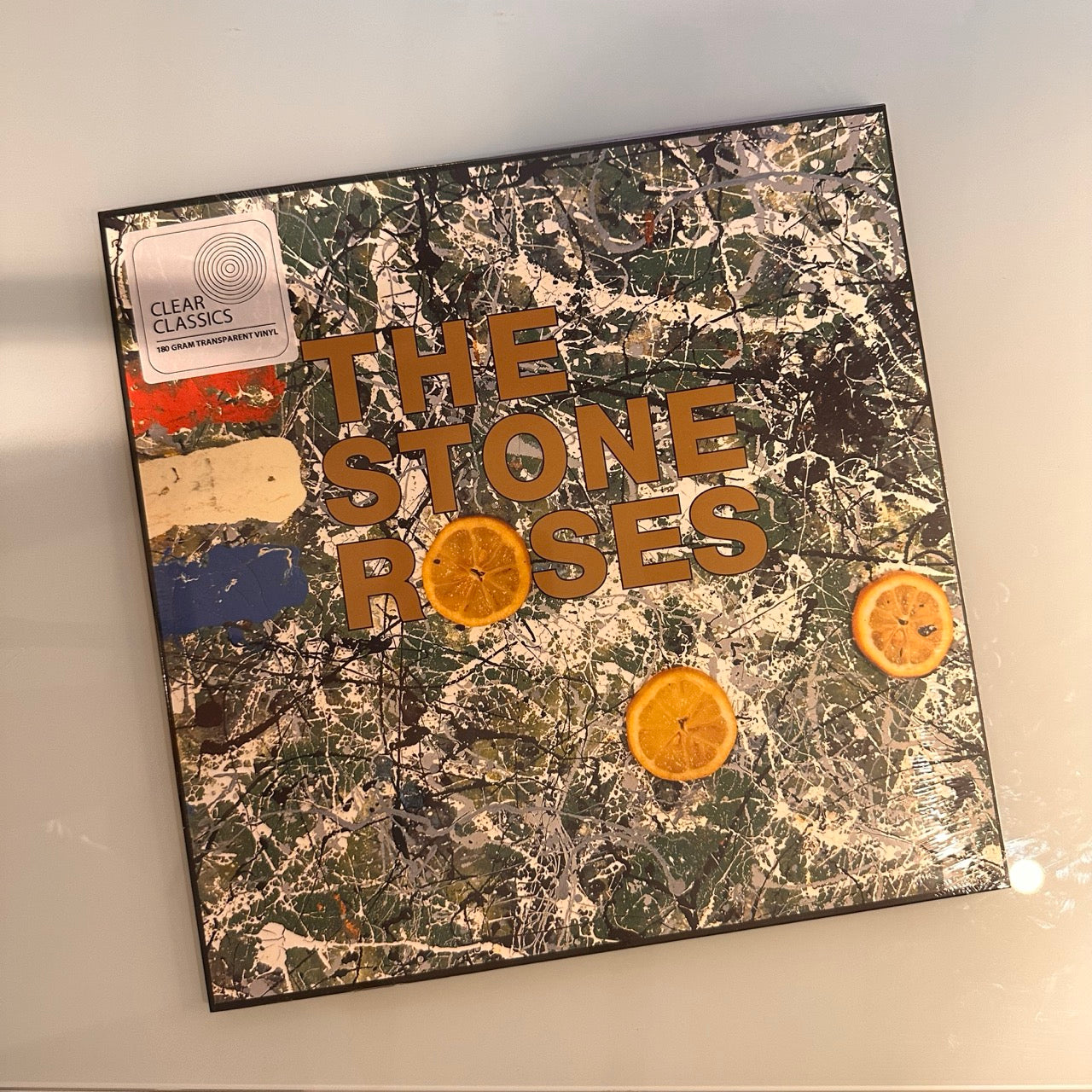 stone roses self titled clear vinyl 