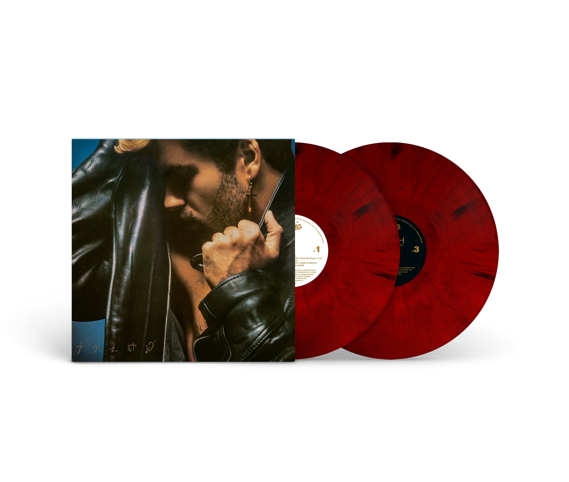 GEORGE MICHAEL - Red & Black Marble 2xLP vinyl 0196588342516