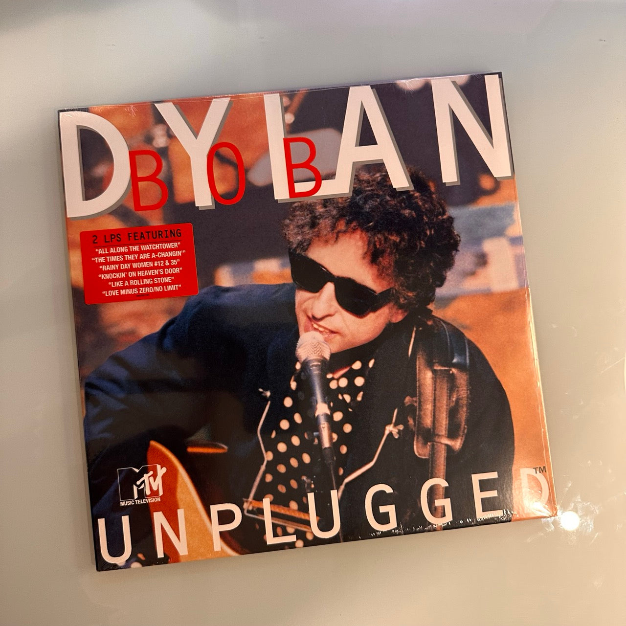 bob dylan mtv unplugged vinyl front cover