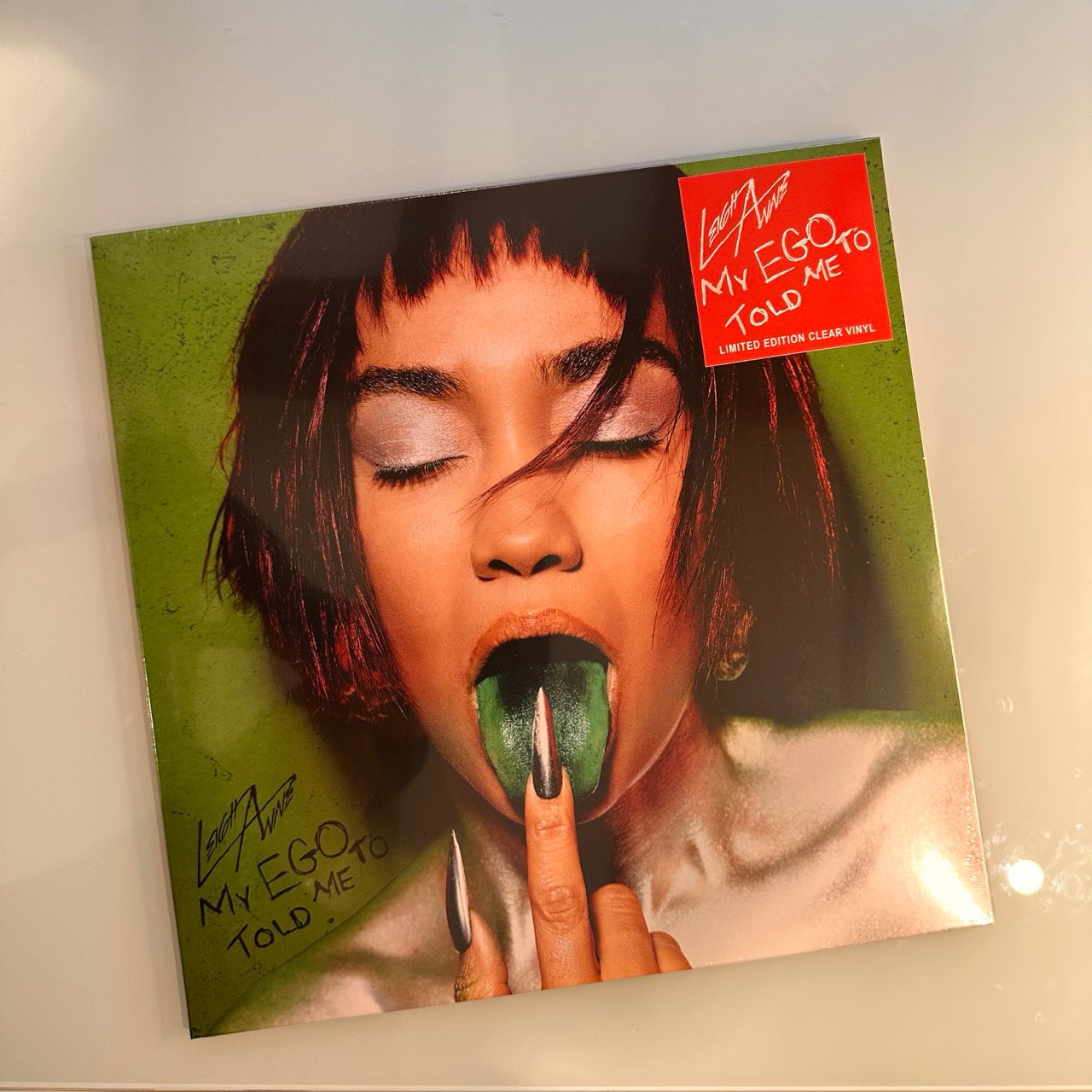 leigh anne my ego told me to clear vinyl cover
