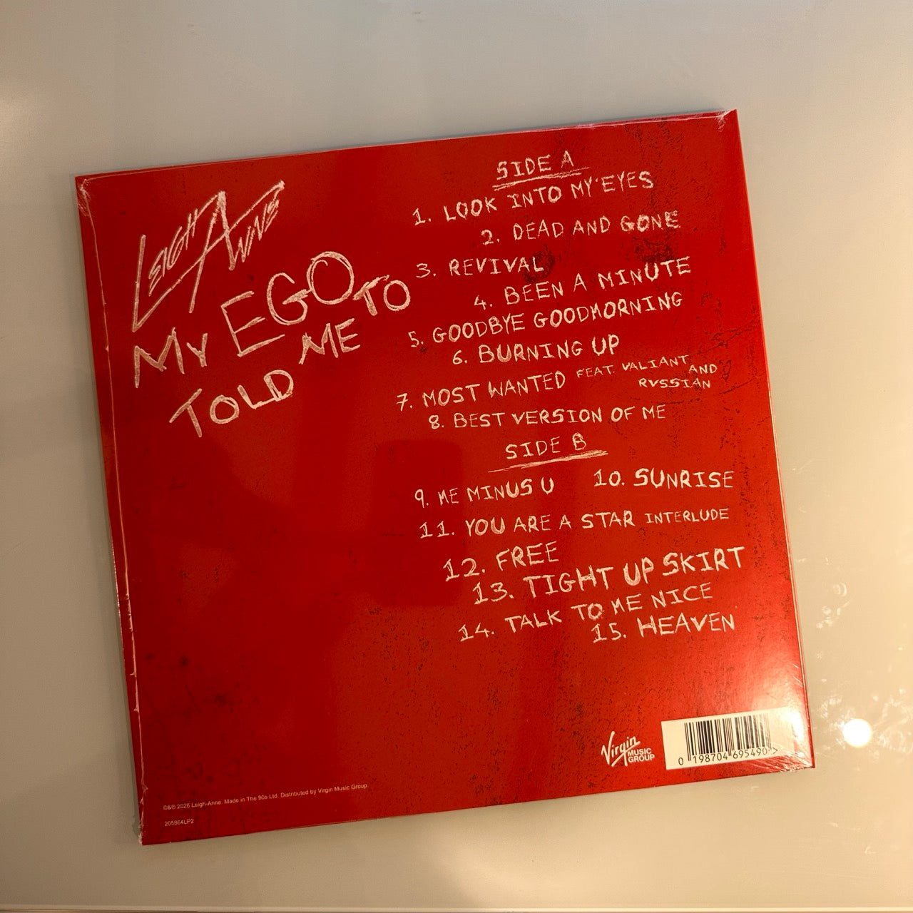 leigh-anne my ego me to back cover