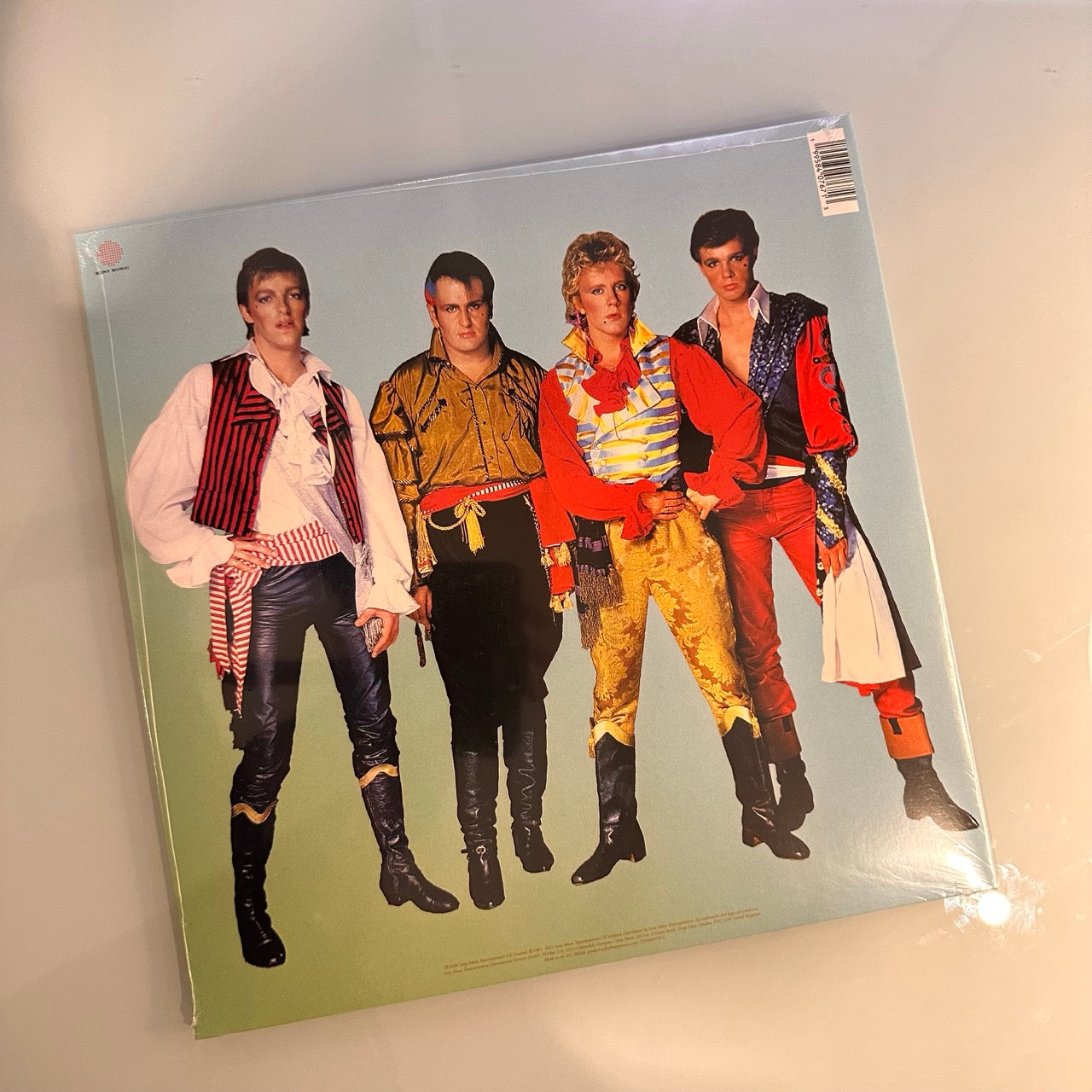 adam and the ants prince charming record back cover