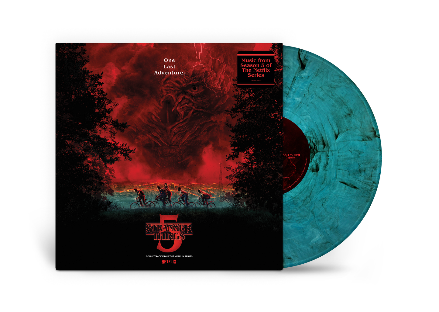 STRANGER THINGS: Soundtrack From The Netflix Series Season 5, Exclusive Sea Blue Smoke LP vinyl *PRE-ORDER*