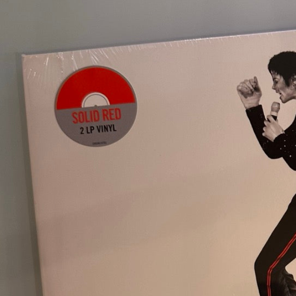 Michael Jackson - Number Ones, 2xlp Red Vinyl hype sticker