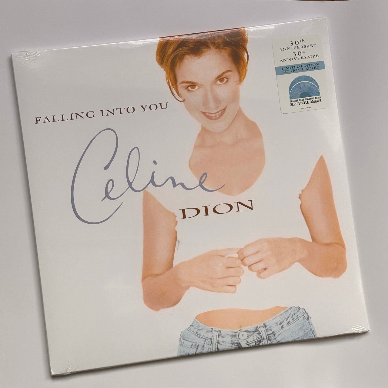 celine dion falling into you 30th anniversary vinyl album blue