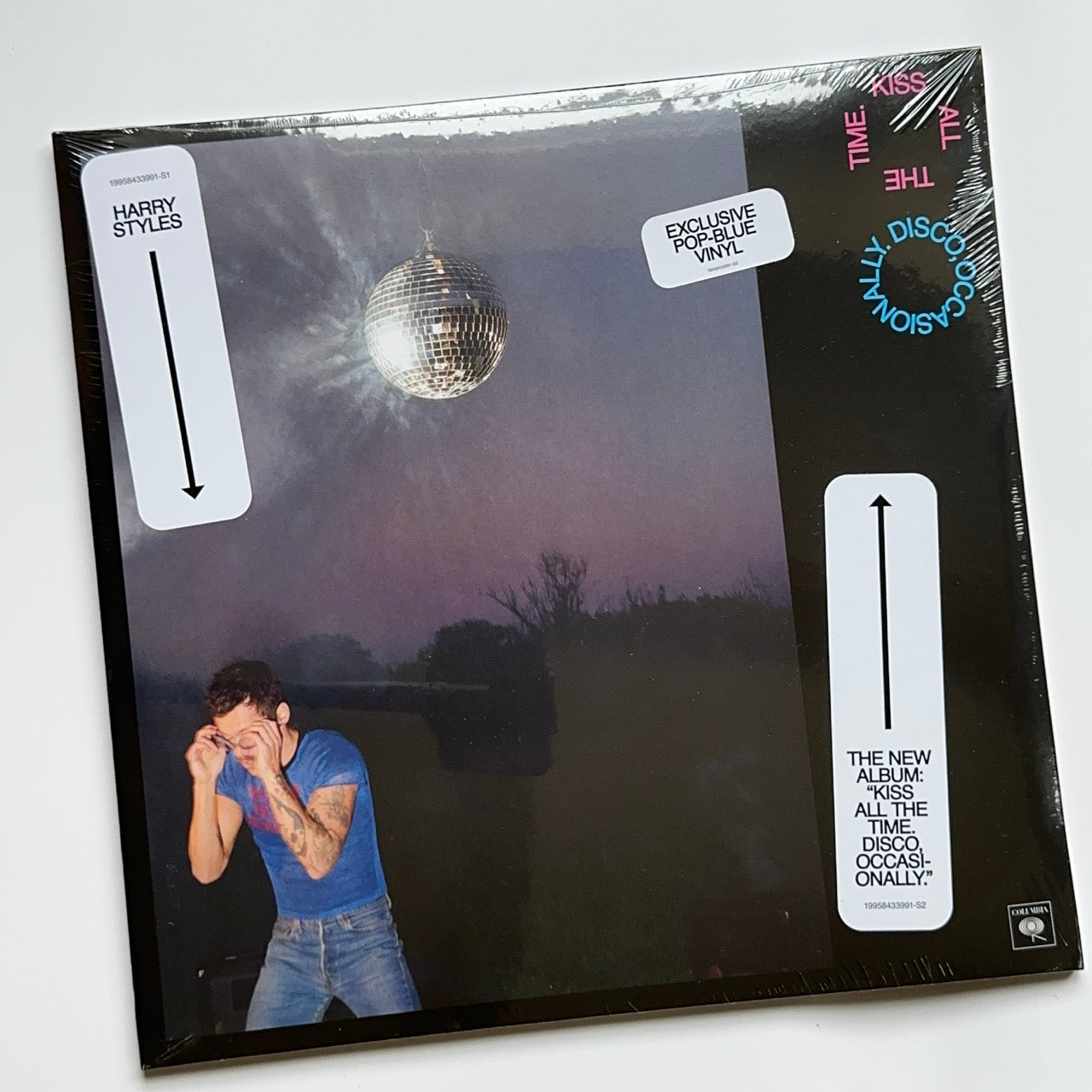 harry styles kiss all the time disco blue vinyl