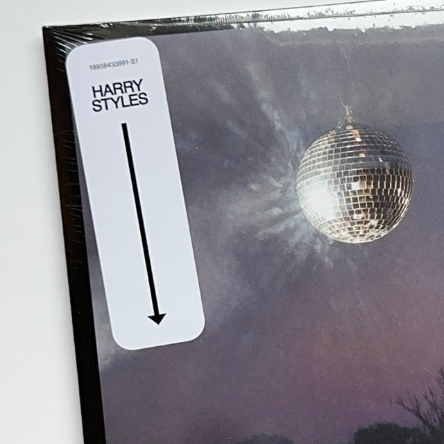 harry styles kiss all the time disco blue vinyl generic hype sticker