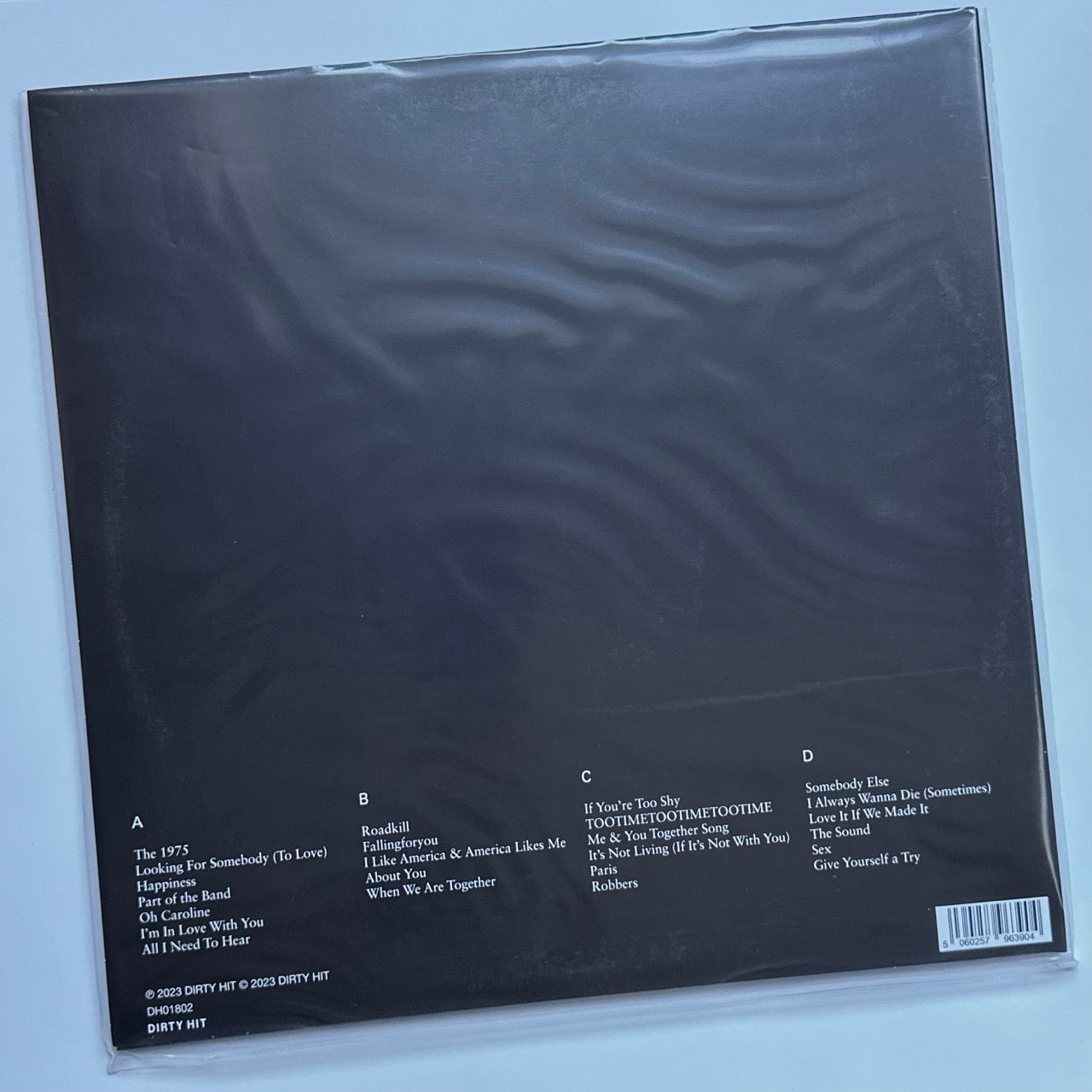 the 1975 live album madison square garden NYC clear vinyl