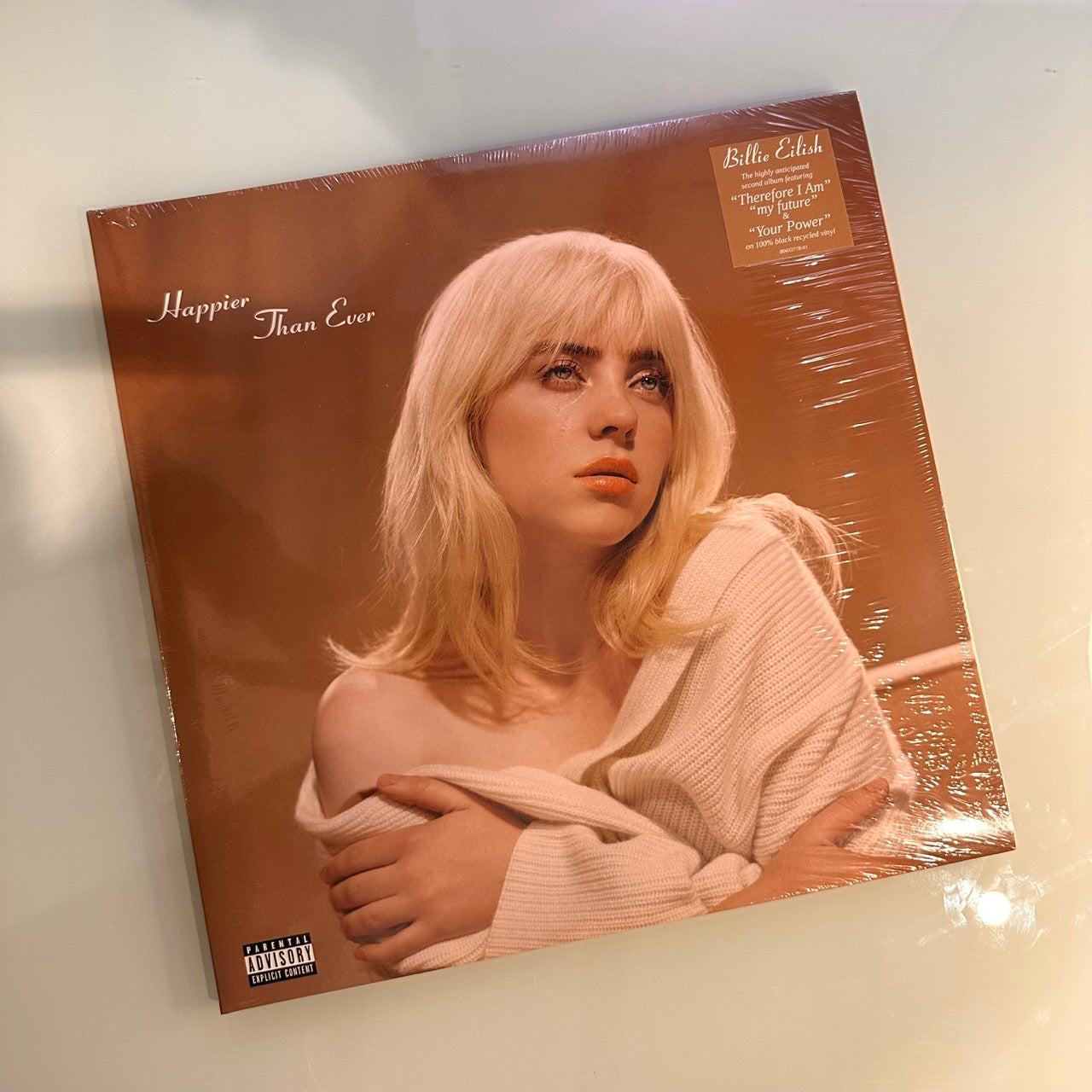 billie eilish happier than ever vinyl front