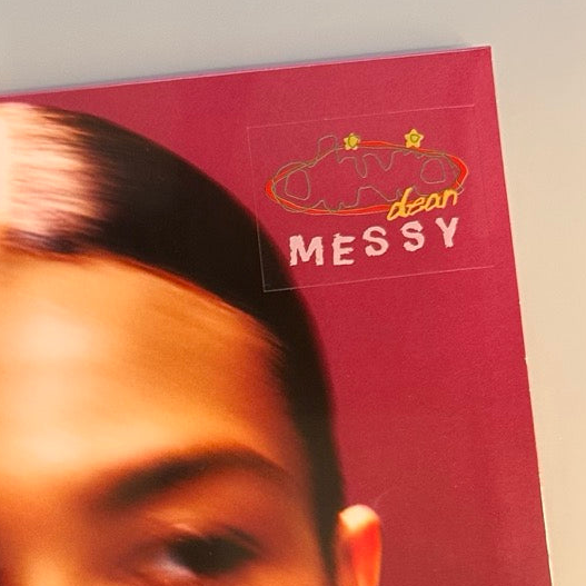 olivia dean messy vinyl hype sticker detail