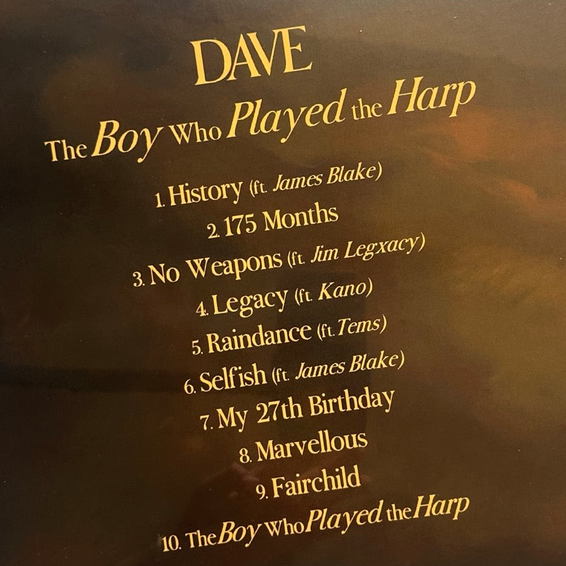 Dave the boy who played the harp record playlist