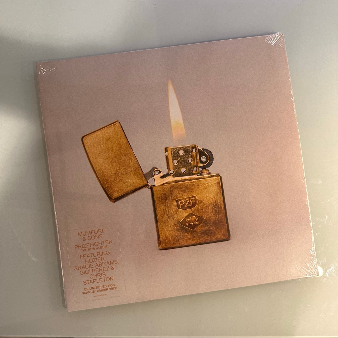 mumford and sons prizefigher vinyl front cover