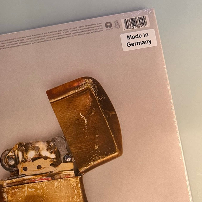 mumford and sons prizefighter record back cover and barcode