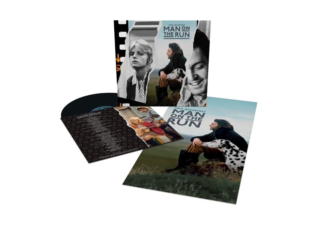 Paul McCartney and Wings – Man On The Run exploded contents with insert