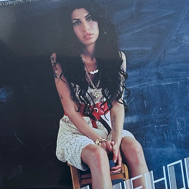 amy winhouse back to back album on vinyl cover close up 