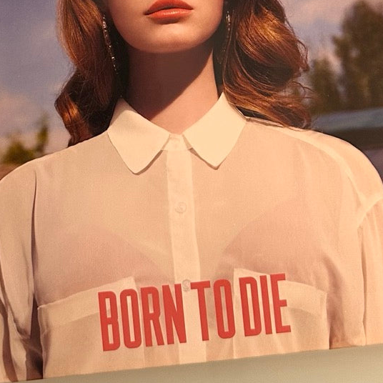 lana del rey born to die vinyl front title detail