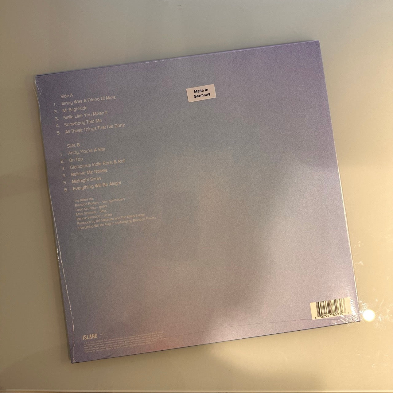 killers hot fuss record back 