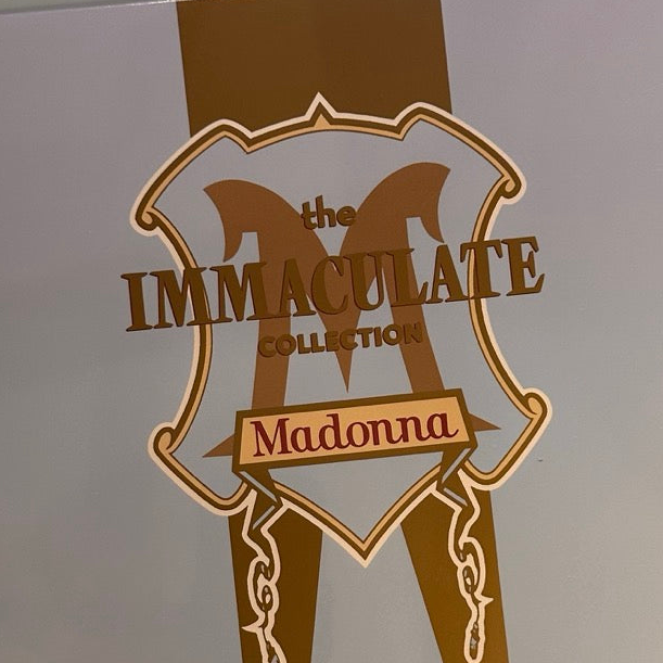 madonna immaculate collection vinyl record cover detail